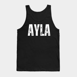 Ayla Name Gift Birthday Holiday Anniversary Tank Top